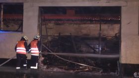 Feuer In Gleistal Agrar In Golmsdorf Bei Jena 00043